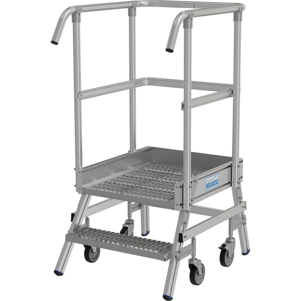 Productafbeelding nr. 2: KRAUSE® STABILO mobiele bordesladder, eenzijdig toegankelijk, profielrooster R13, 2 treden