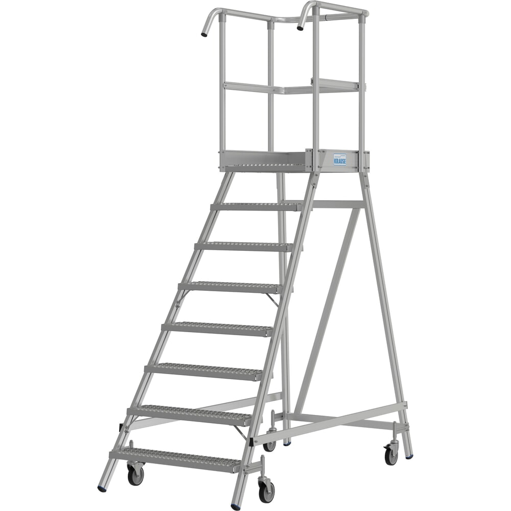Productafbeelding nr. 2: KRAUSE® STABILO mobiele bordesladder, eenzijdig toegankelijk, profielrooster R13, 8 treden