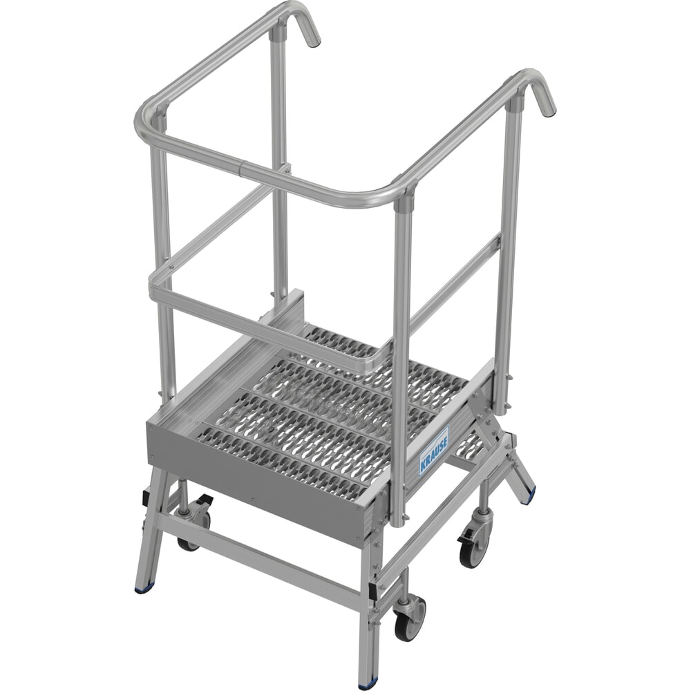 Productafbeelding nr. 3: KRAUSE® STABILO mobiele bordesladder, eenzijdig toegankelijk, profielrooster R13, 2 treden