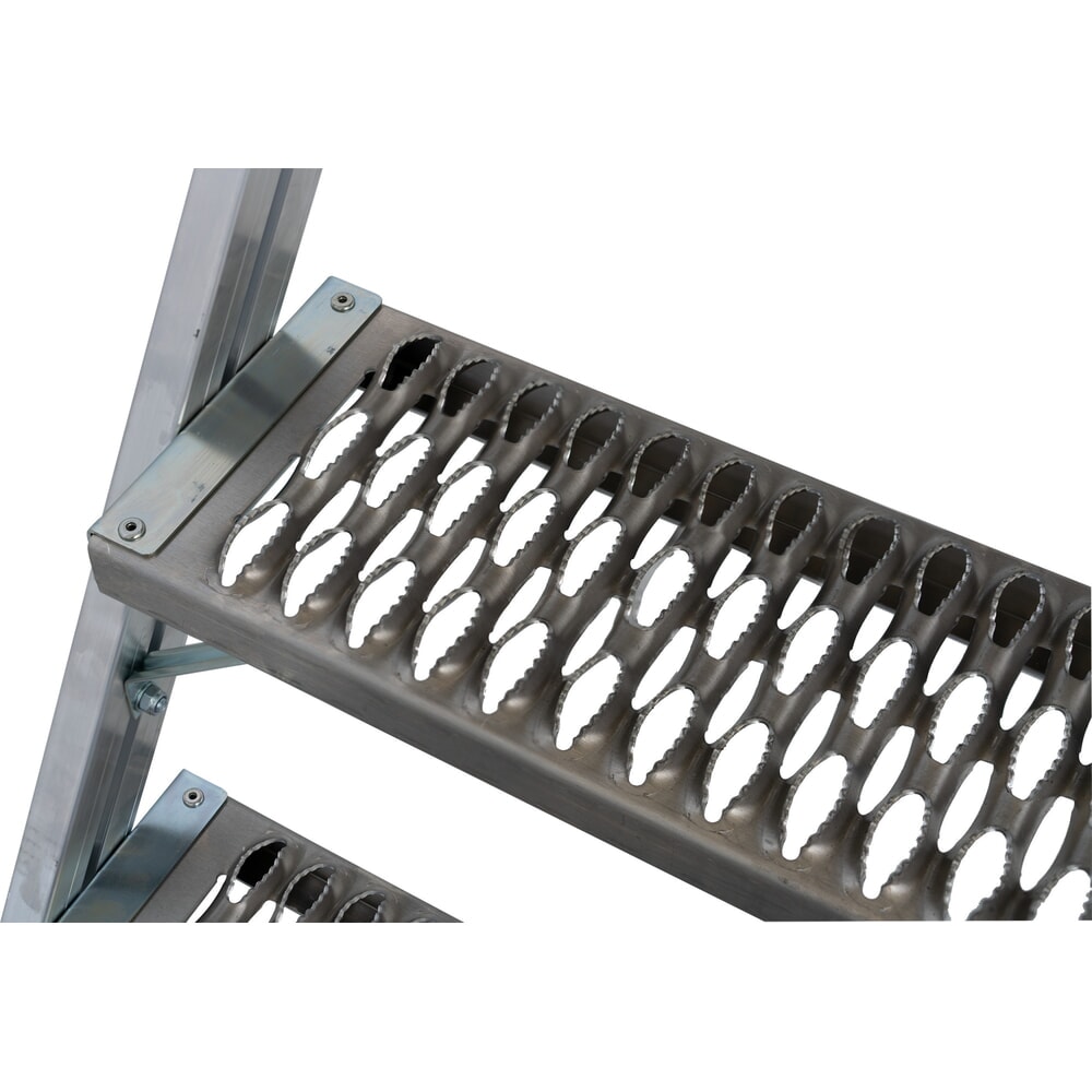 Productafbeelding nr. 7: KRAUSE® STABILO mobiele bordesladder, dubbelzijdig toegankelijk, profielrooster R13, 2 x 3 treden