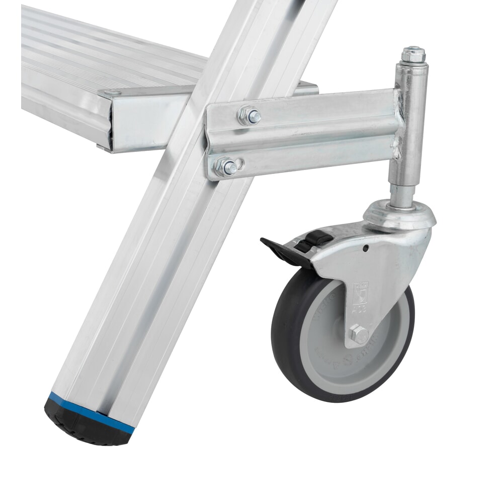 Productafbeelding nr. 9: KRAUSE® STABILO mobiele bordesladder, dubbelzijdig toegankelijk, profielrooster R13, 2 x 3 treden