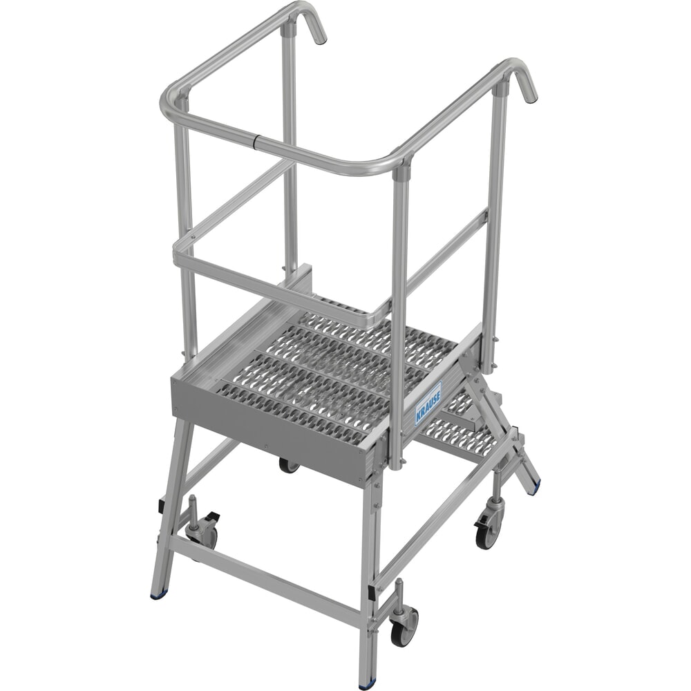 Productafbeelding nr. 14: KRAUSE® STABILO mobiele bordesladder, eenzijdig toegankelijk, profielrooster R13, 3 treden
