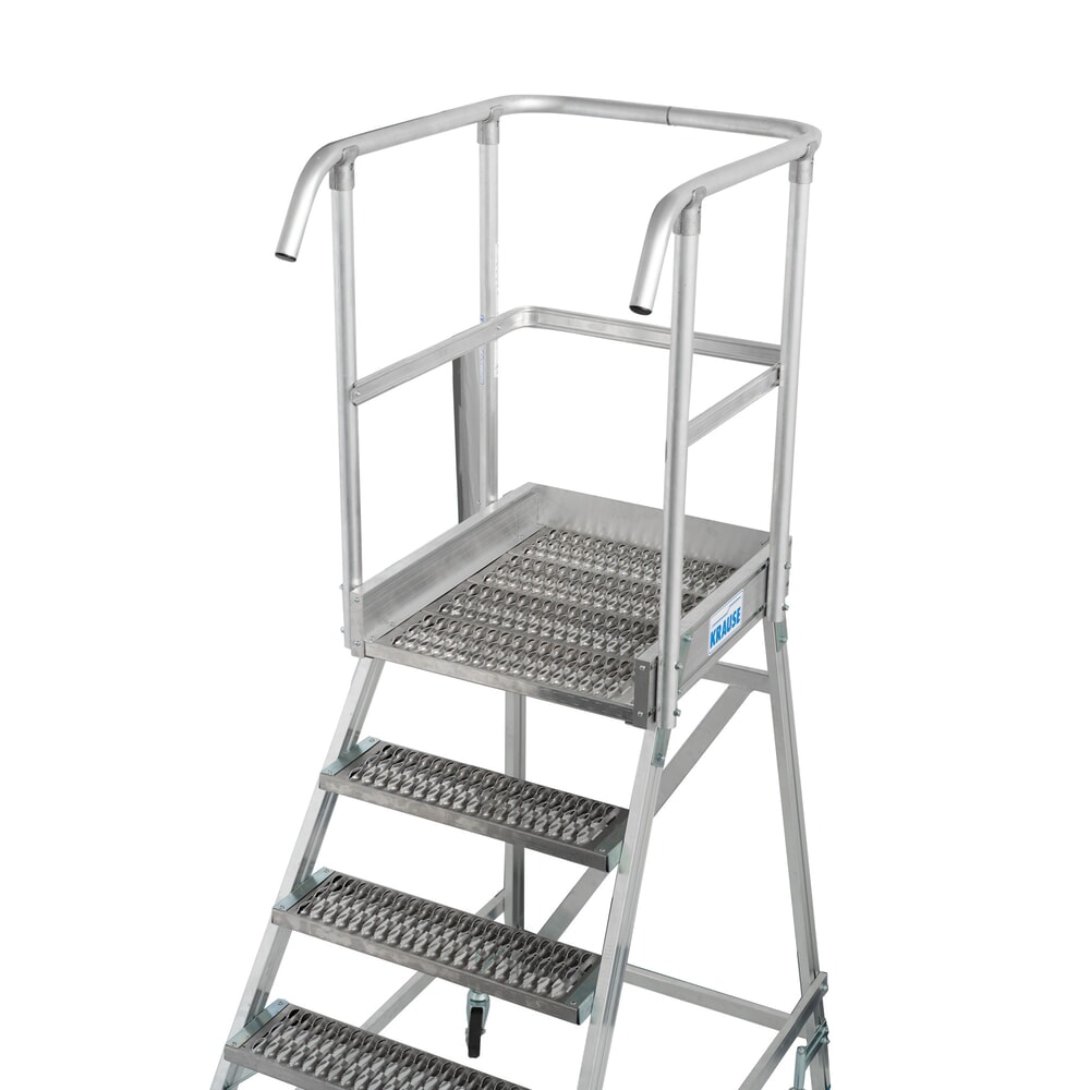 Productafbeelding nr. 14: KRAUSE® STABILO mobiele bordesladder, eenzijdig toegankelijk, profielrooster R13, 6 treden