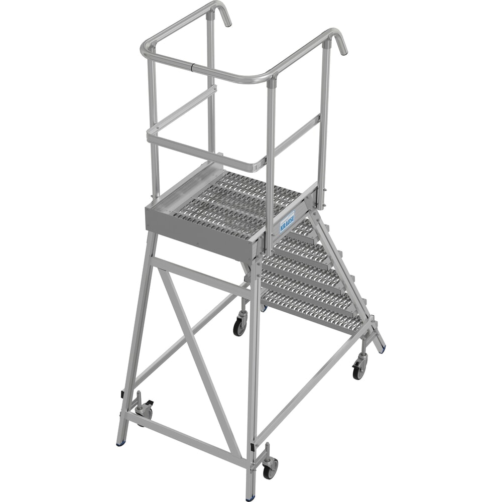 Productafbeelding nr. 15: KRAUSE® STABILO mobiele bordesladder, eenzijdig toegankelijk, profielrooster R13, 6 treden