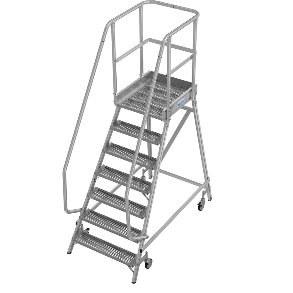 Productafbeelding nr. 16: KRAUSE® STABILO mobiele bordesladder, eenzijdig toegankelijk, profielrooster R13, 7 treden