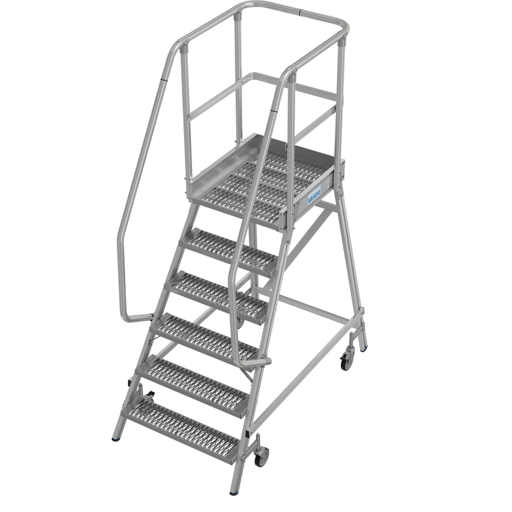 Productafbeelding nr. 17: KRAUSE® STABILO mobiele bordesladder, eenzijdig toegankelijk, profielrooster R13, 6 treden