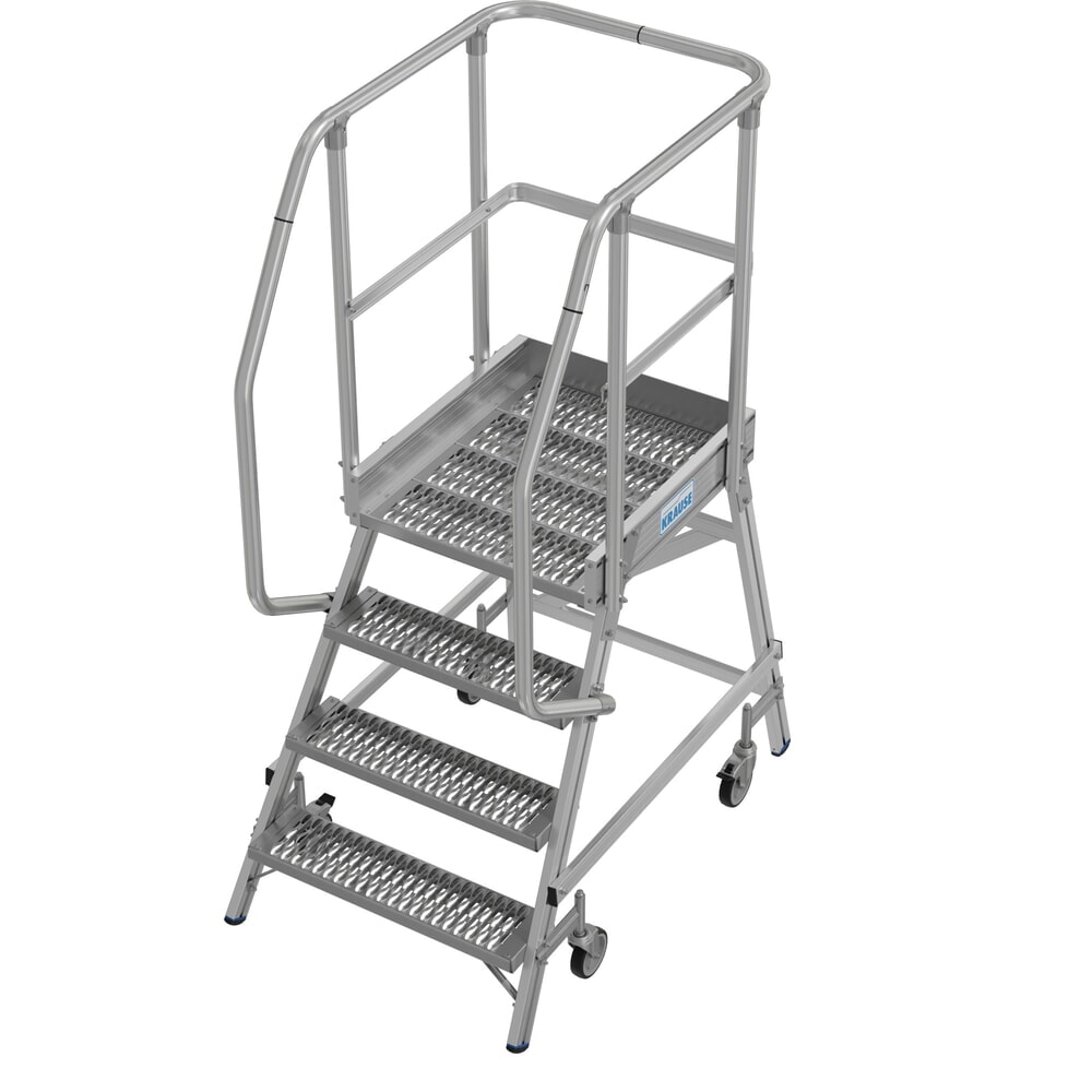 Productafbeelding nr. 16: KRAUSE® STABILO mobiele bordesladder, eenzijdig toegankelijk, profielrooster R13, 4 treden