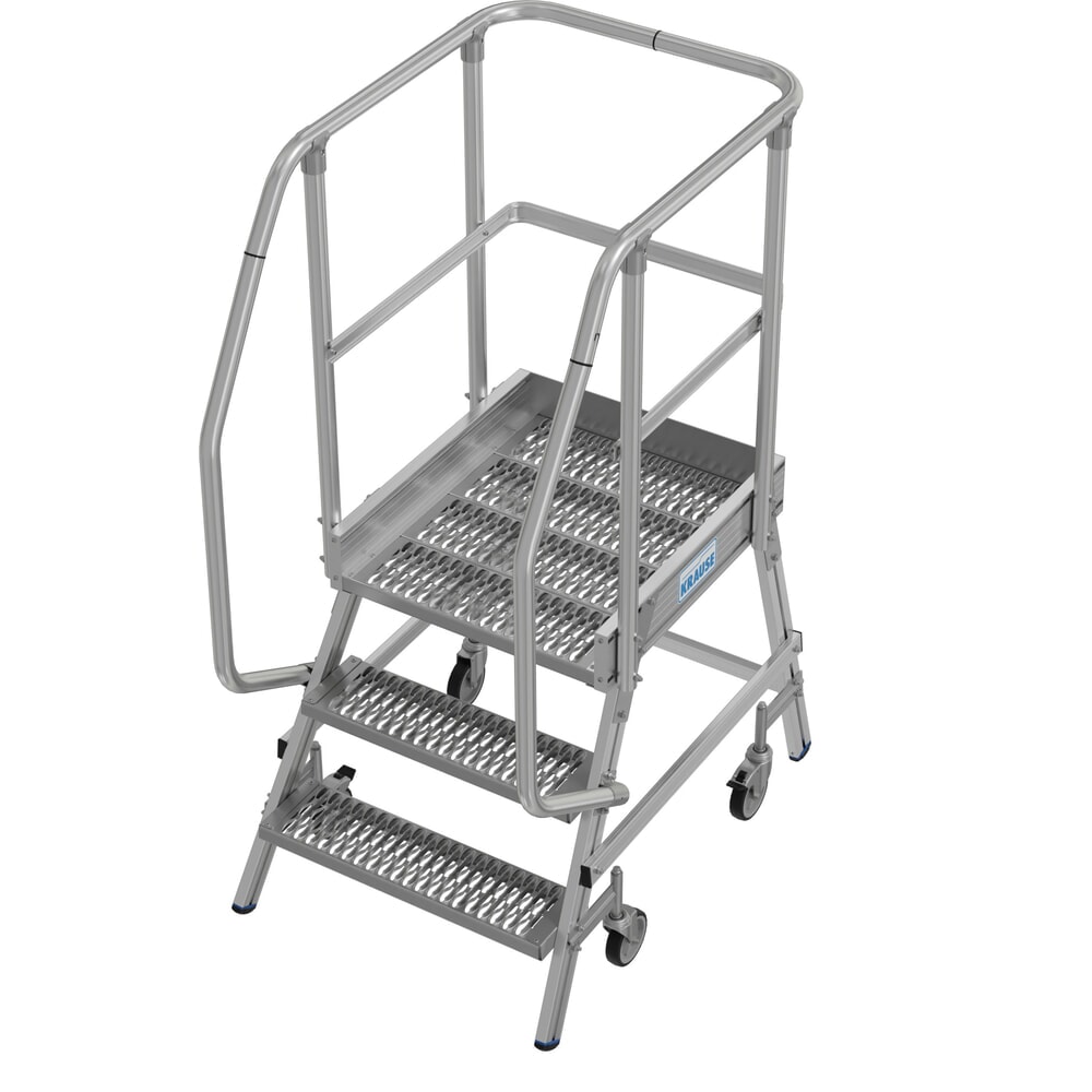 Productafbeelding nr. 16: KRAUSE® STABILO mobiele bordesladder, eenzijdig toegankelijk, profielrooster R13, 3 treden