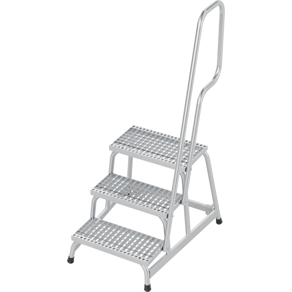 KRAUSE® STABILO mobiele montagetrap met antislip R13 roostertreden, 3 treden Product afbeelding: KRAUSE® STABILO mobiele montagetrap met antislip R13 roostertreden, 3 treden