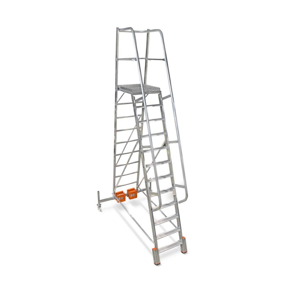 Product afbeelding: Platformtrap KRAUSE® STABILO Vario, ballast 20 kg, stahoogte 1,90 m