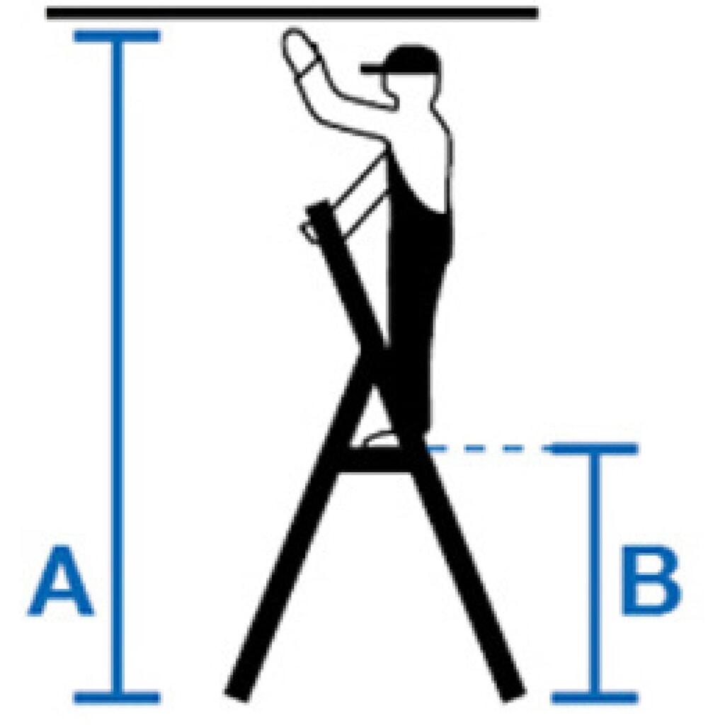 KRAUSE® STABILO telescopische ladder met treden, eenzijdig toegankelijk, 6 treden Productafbeelding nr. 2: KRAUSE® STABILO telescopische ladder met treden, eenzijdig toegankelijk, 6 treden