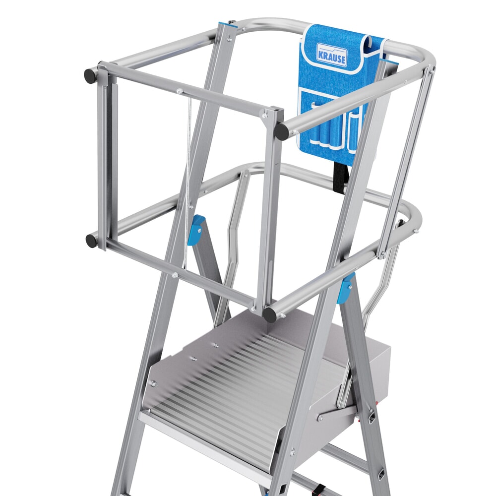 Productafbeelding nr. 4: KRAUSE® STABILO telescopische bordesladder met groot staplatform SkyMatic 3-5 sporten