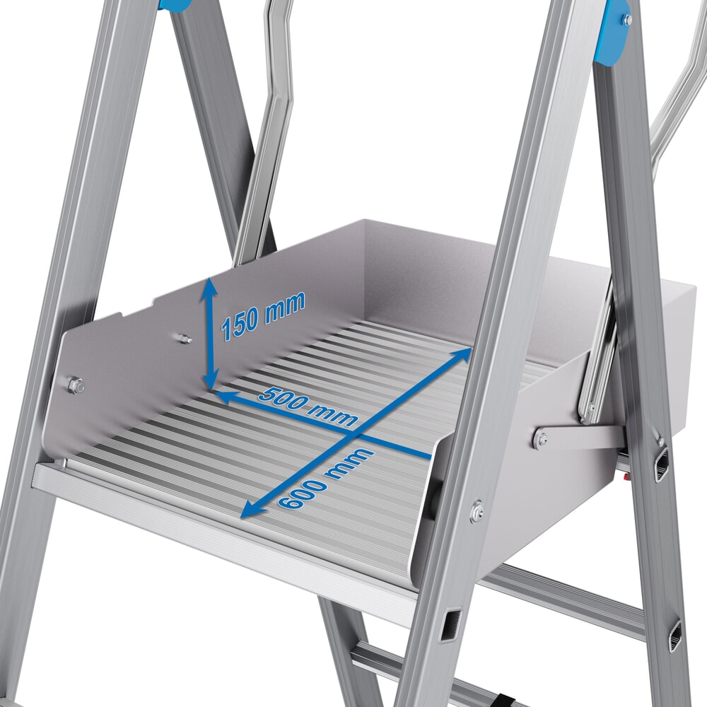 Productafbeelding nr. 5: KRAUSE® STABILO telescopische bordesladder met groot staplatform SkyMatic 3-5 sporten