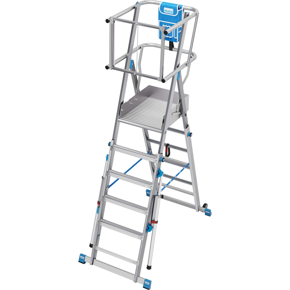 Productafbeelding nr. 13: KRAUSE® STABILO telescopische bordesladder met groot staplatform SkyMatic 5-9 sporten