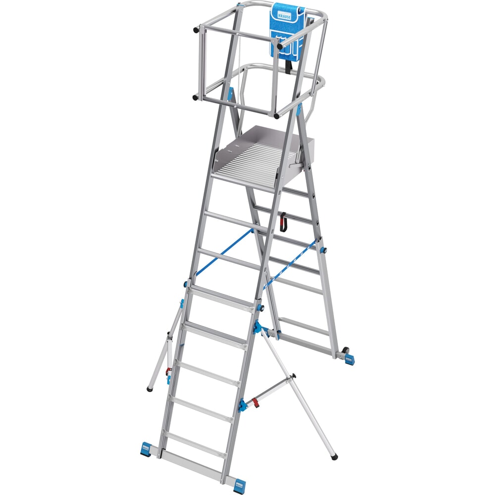 Productafbeelding nr. 18: KRAUSE® STABILO telescopische bordesladder met groot staplatform SkyMatic 5-9 sporten