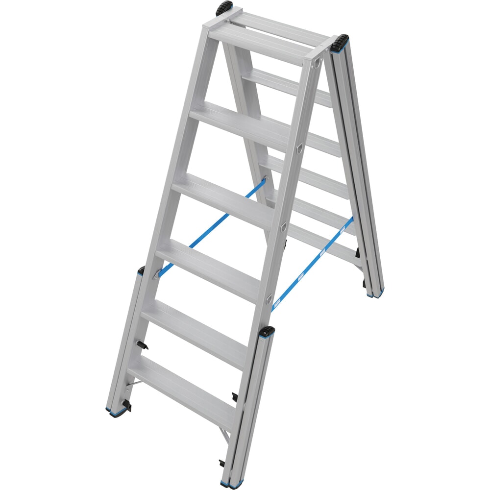 Productafbeelding nr. 16: KRAUSE® STABILO telescopische ladder met treden, dubbelzijdig toegankelijk, 2 x 6 treden