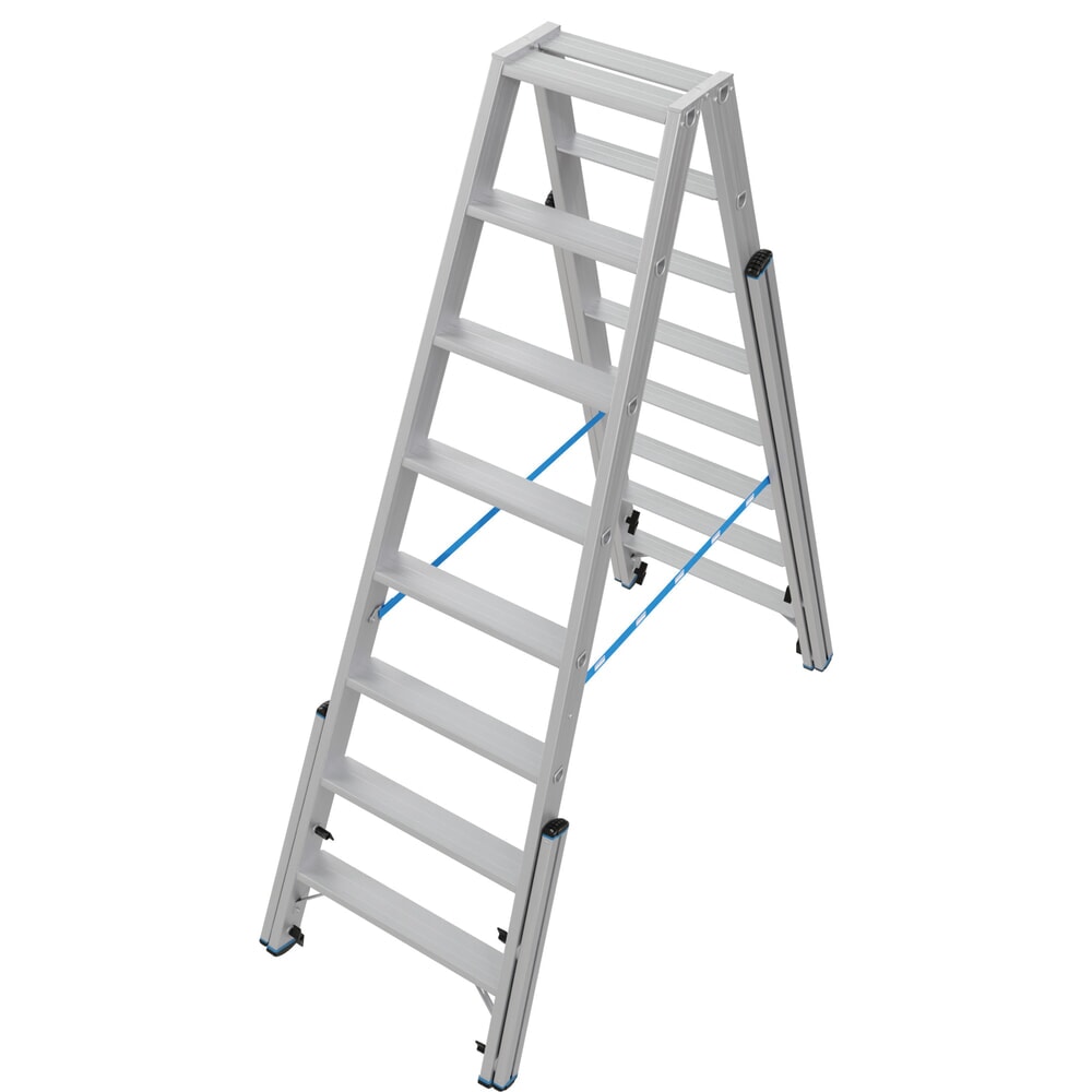 Productafbeelding nr. 17: KRAUSE® STABILO telescopische ladder met treden, dubbelzijdig toegankelijk, 2 x 8 treden
