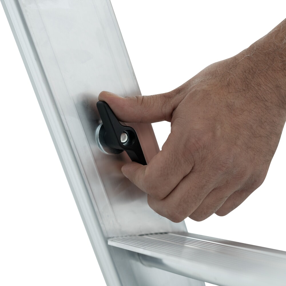Productafbeelding nr. 12: KRAUSE® STABILO telescopische ladder met treden, dubbelzijdig toegankelijk, 2 x 5 treden
