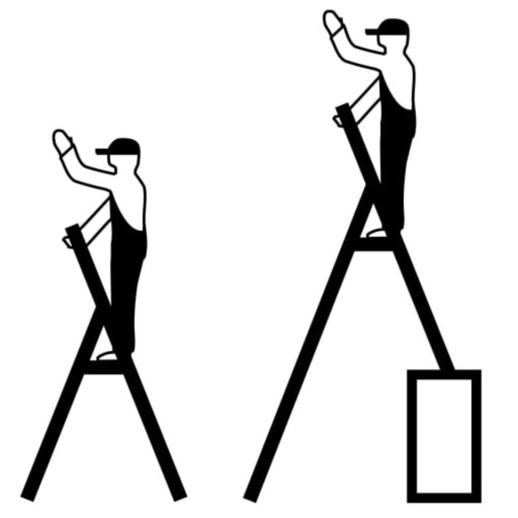 KRAUSE® STABILO telescopische ladder met treden, eenzijdig toegankelijk, 6 treden Productafbeelding nr. 7: KRAUSE® STABILO telescopische ladder met treden, eenzijdig toegankelijk, 6 treden