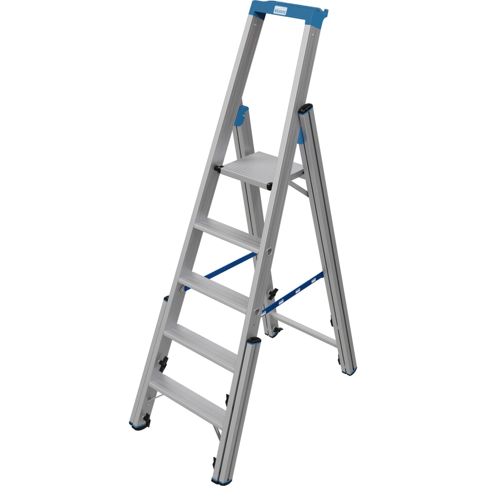 Productafbeelding nr. 20: KRAUSE® STABILO telescopische ladder met treden, eenzijdig toegankelijk, 5 treden