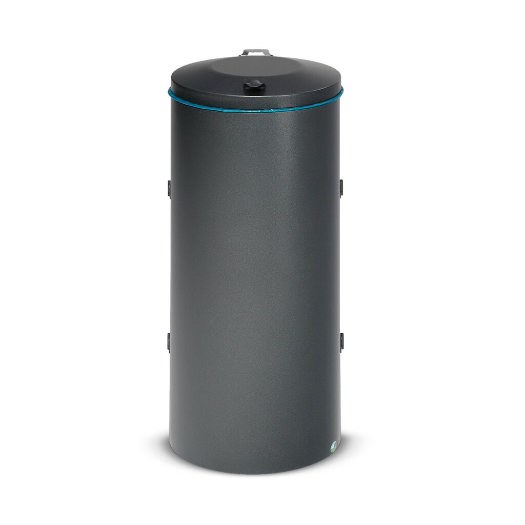 Productafbeelding nr. 2: Kringloopafvalbak VAR®, 120 liter, dubbele draaideur, smaragdgroen