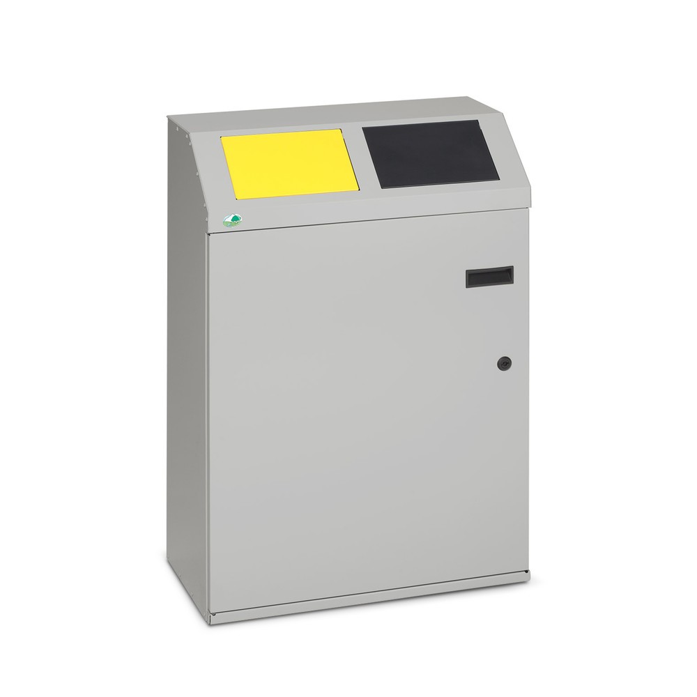 Product afbeelding: Afvalbak VAR®, 2x 50 liter, met vleugeldeur en inzetstuk