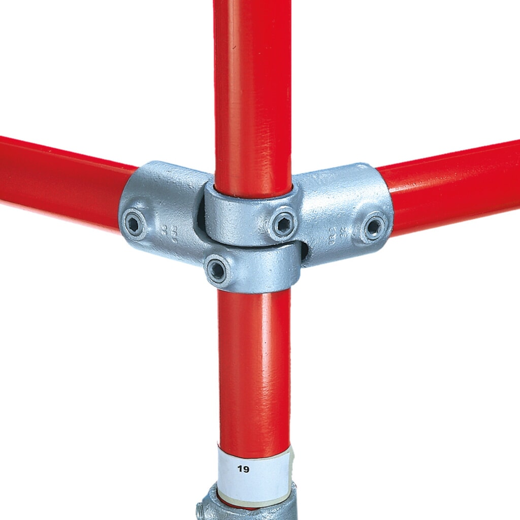 Product afbeelding: Kruisverbinding, 2-delig, buiten-Ø buis 26,9 mm