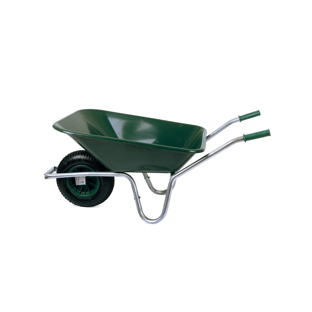 Productafbeelding nr. 1: Kruiwagen, cap. 150 kg, 80 l, pvc groen