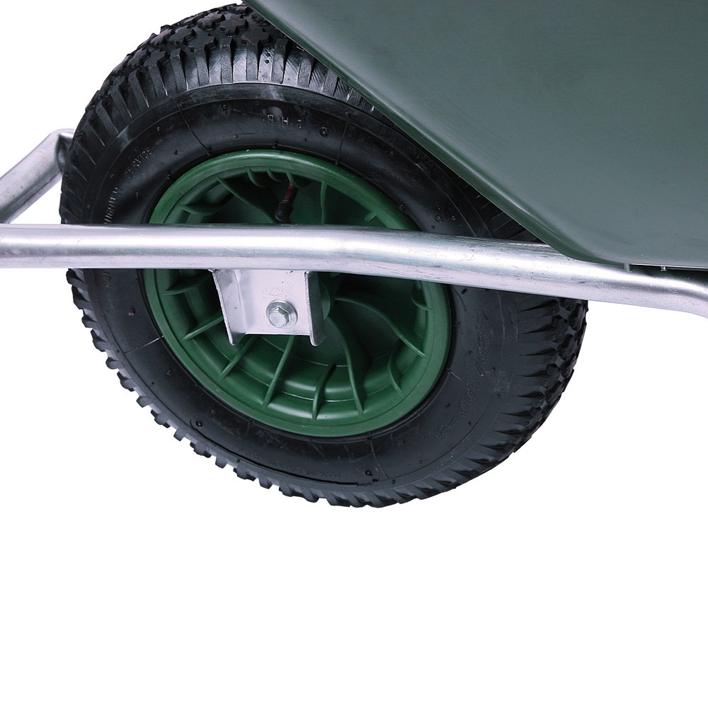 Productafbeelding nr. 2: Kruiwagen, cap. 150 kg, 80 l, pvc groen