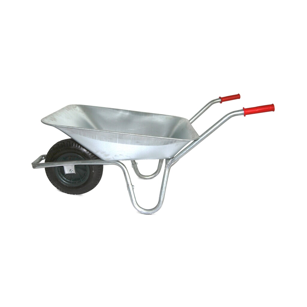 Kruiwagen, cap. 150 kg, 85 l, verzinkt Productafbeelding nr. 1: Kruiwagen, cap. 150 kg, 85 l, verzinkt