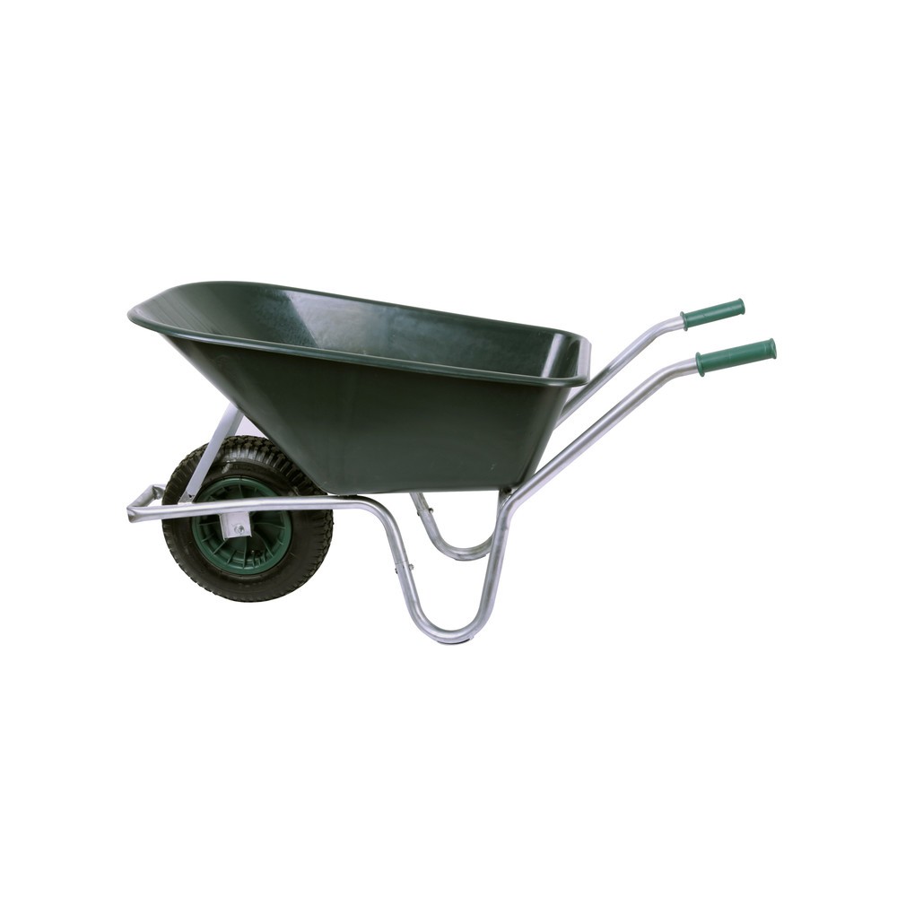 Product afbeelding: Kruiwagen, cap. 150 kg, 100 l, pvc groen