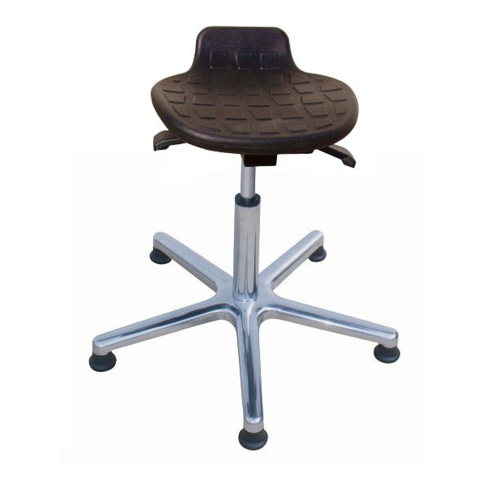 Productafbeelding nr. 1: HEMMDAL Kruk Comfort, PU-zitting, zithoogte 410-540 mm, aluminium onderstel, vloerglijders
