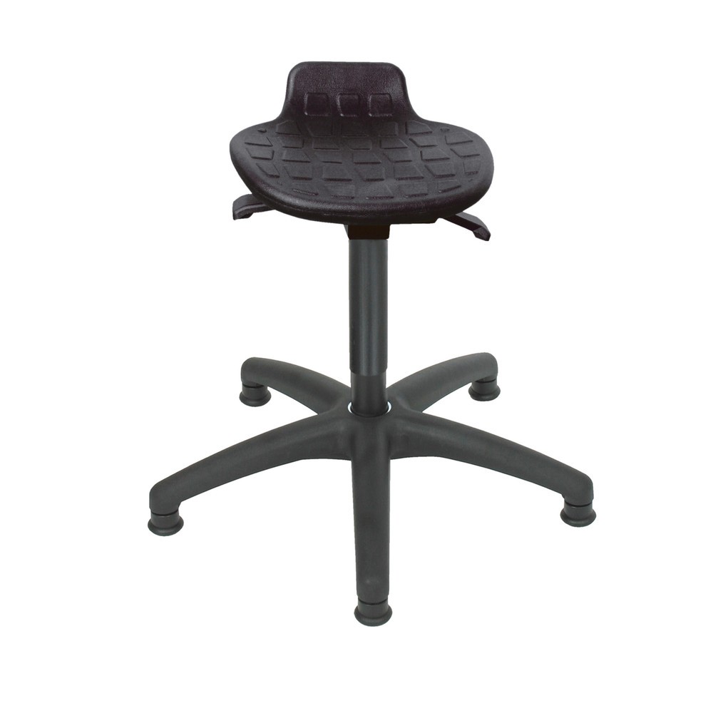 Productafbeelding nr. 1: HEMMDAL Kruk Comfort, PU-zitting, zithoogte 410-540 mm, kunststof onderstel, vloerglijders