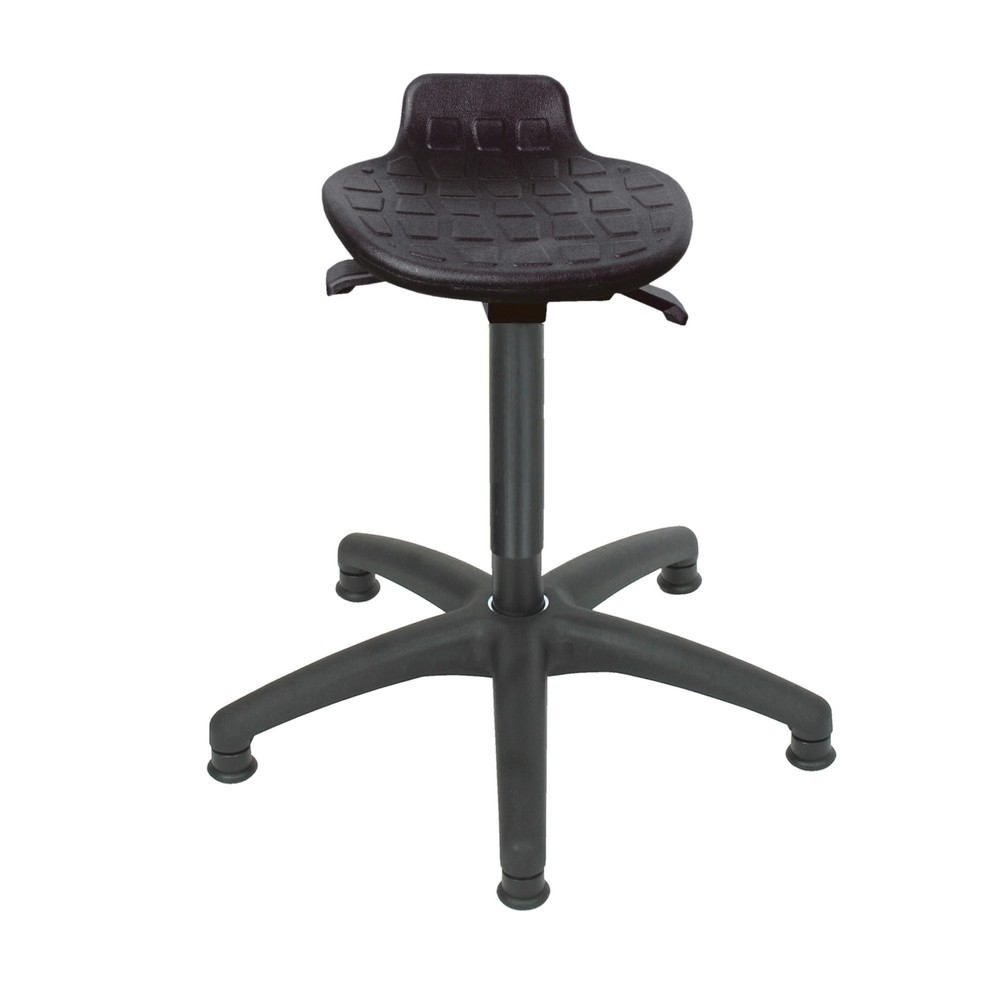 Product afbeelding: Kruk HEMMDAL Comfort, PU zitting, zithoogte 540-800 mm, kunststof onderstel, vloerglijders