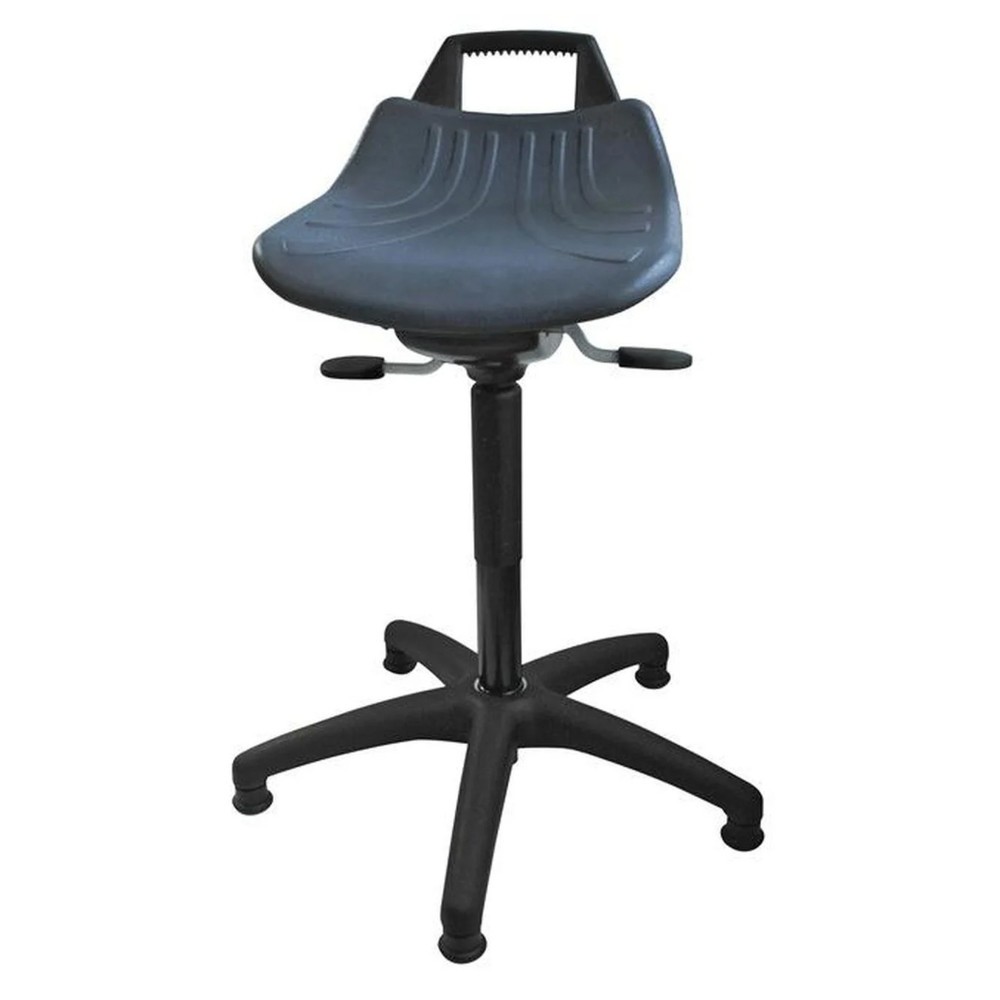 Product afbeelding: HEMMDAL Kruk Premium, PU-zitting, zithoogte 500-700 mm, vloerglijders