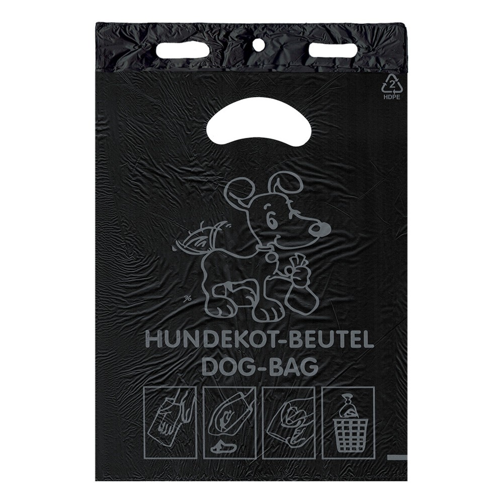 Product afbeelding: Kunststof blokrandzakken voor dispenser voor hondenpoepzakjes RENNER type 7077-10, 3 liter, 2.000 stuks/VE, formaat 250 x 310 mm
