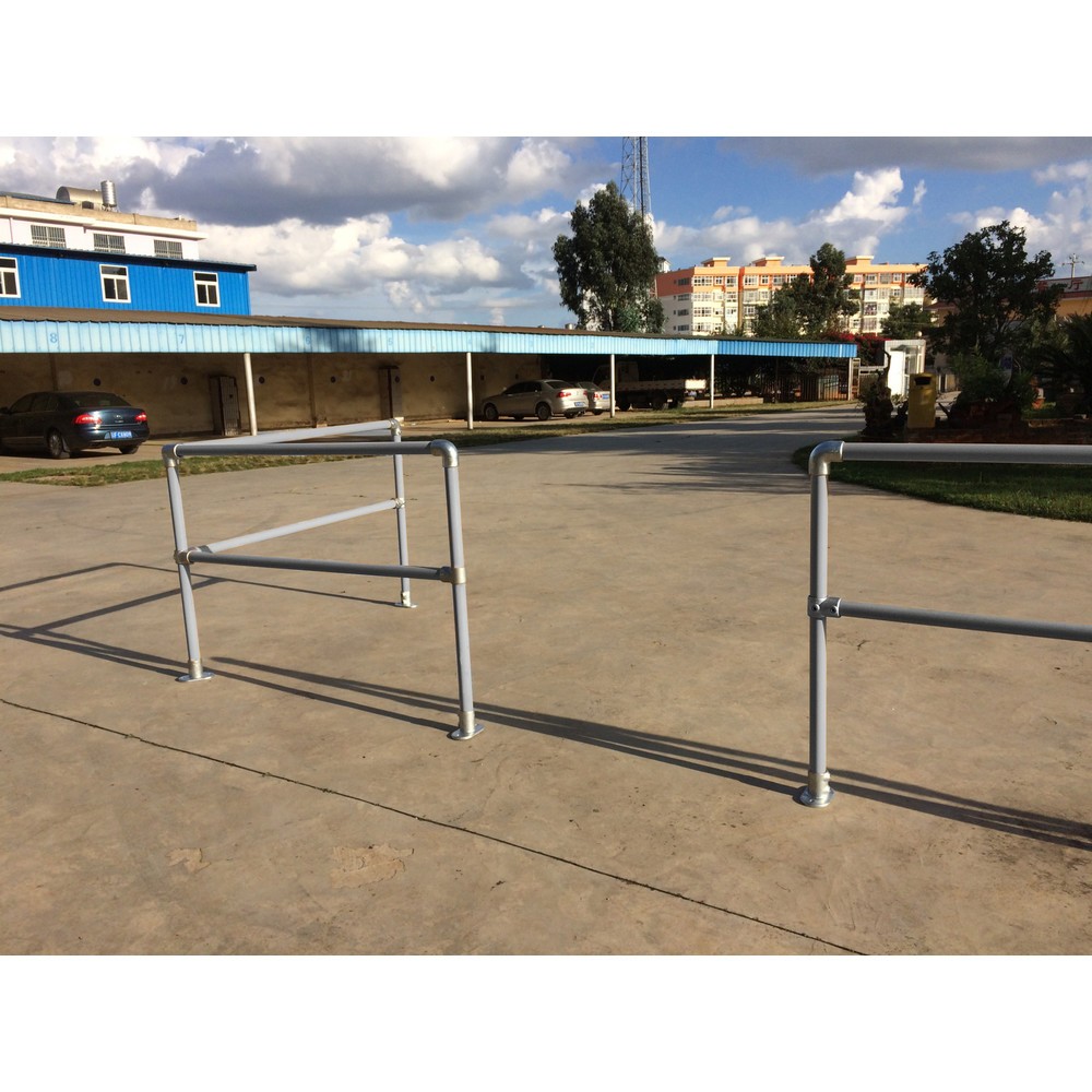Product afbeelding: Veiligheidsleuning KwikKit®, recht, lengte 3.000 mm, verzinkt