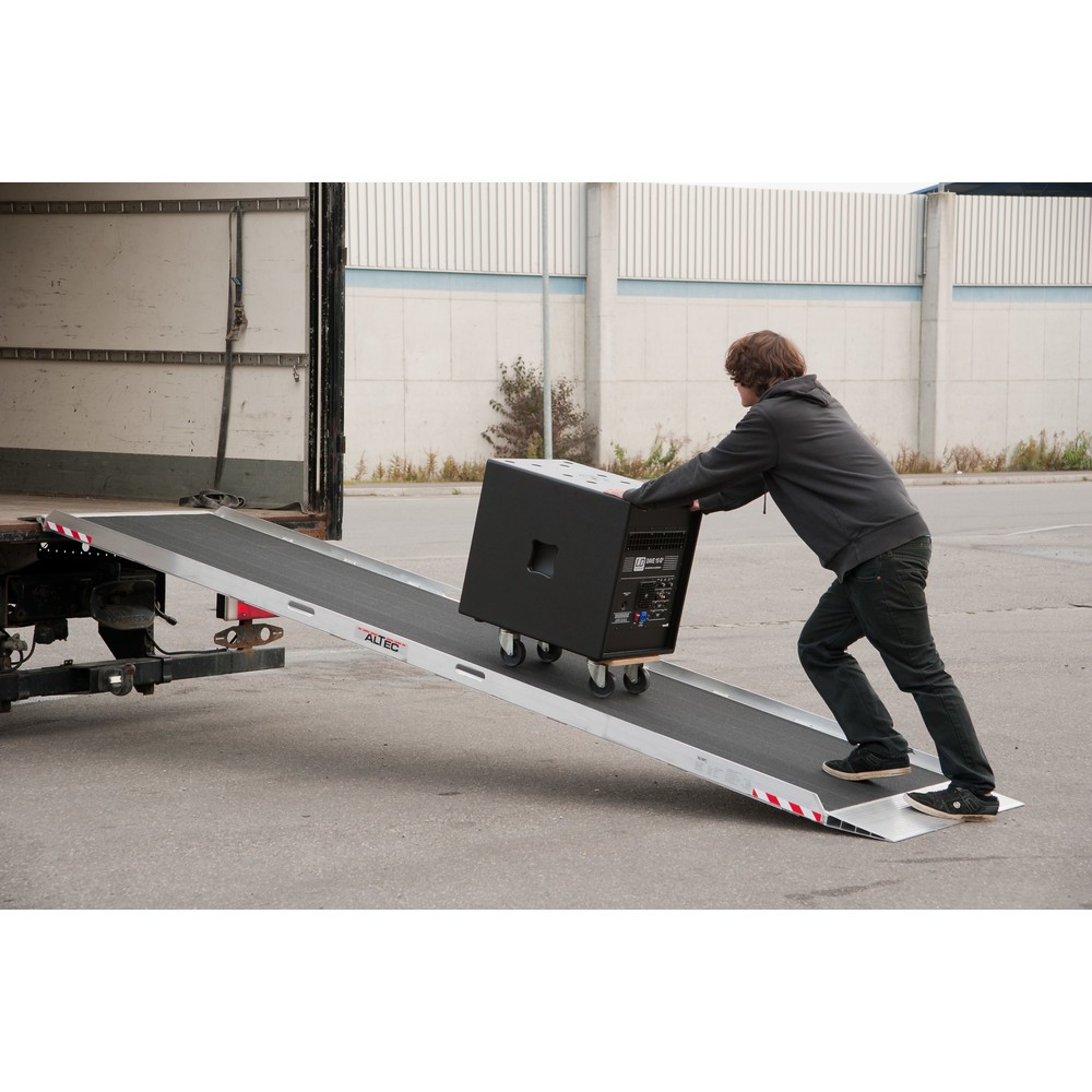 Productafbeelding nr. 4: Slipvaste laadbrug Altec voor rolkoffers, hoogteverschil 460-890 mm