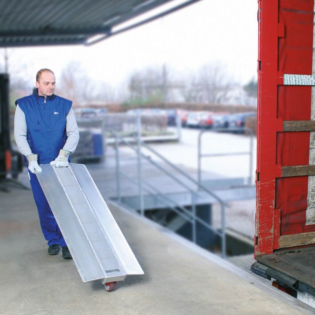 Productafbeelding nr. 2: Laadbrug met wiel, cap. 4.000 kg, bxl 1.500 x 690 mm
