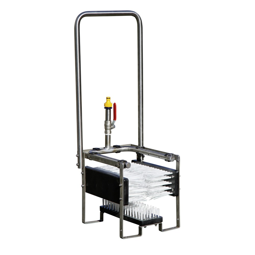 Product afbeelding: Laarzenreiniger CEMO ECO, grijpbeugel, ½" wateraansluiting, 3 borstels