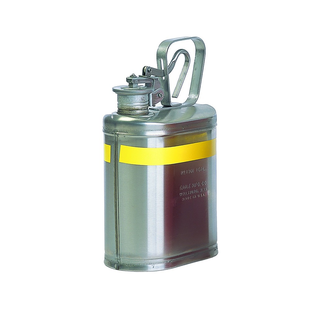 Product afbeelding: Laboratoriumkan Justrite® Eagle, roestvrij staal, 3,8 liter, incl. eco-vatkraan met neopreen dichting
