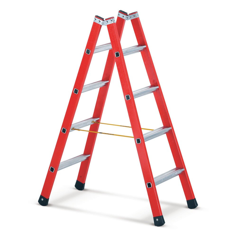 Product afbeelding: Ladder van met glasvezel versterkte kunststof / aluminium ZARGES, 2-zijdig begaanbaar, stahoogte 0,60 m