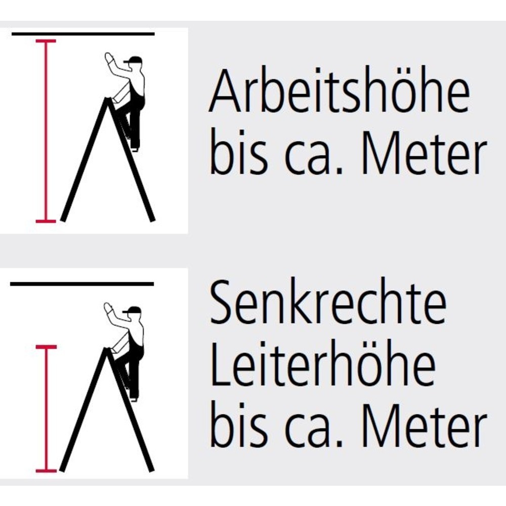 Productafbeelding nr. 2: Ladder van met glasvezel versterkte kunststof / aluminium ZARGES, 2-zijdig begaanbaar, stahoogte 0,60 m