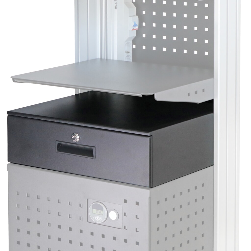 Lade B500-165 met slot voor mobiele werkplek Jungheinrich WMD Productafbeelding nr. 2: Lade B500-165 met slot voor mobiele werkplek Jungheinrich WMD