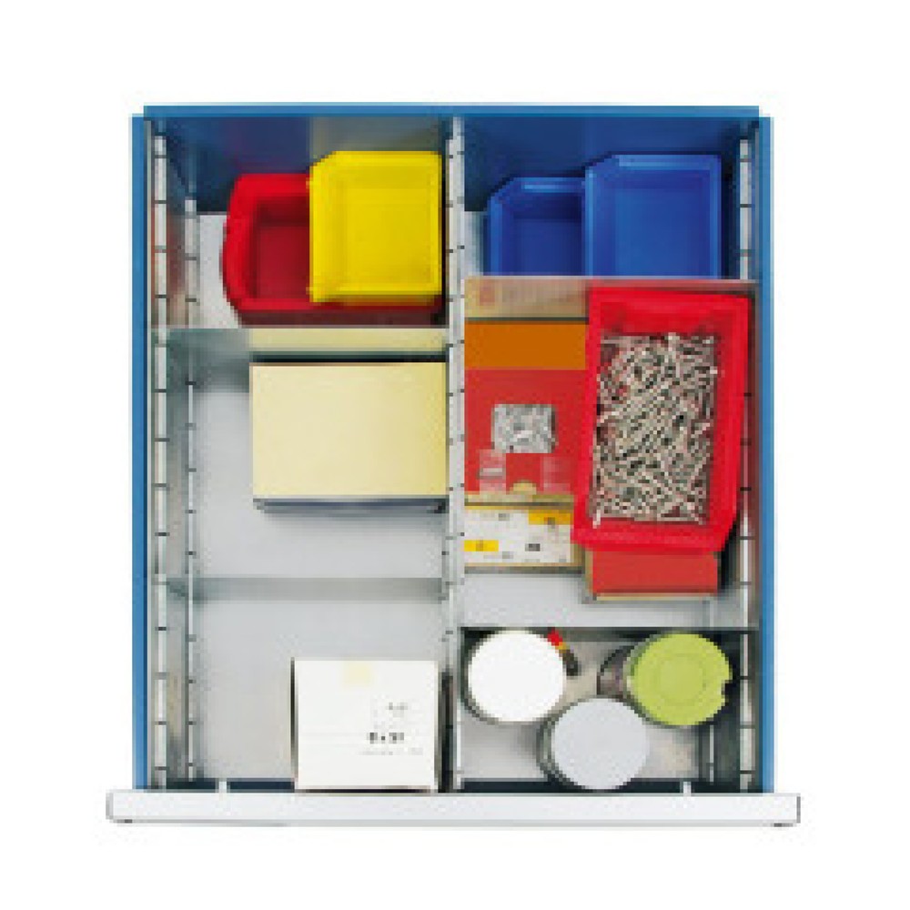 Product afbeelding: Lade-indelingsset voor ladekast stumpf® Premium, 6 vakken, hoogte 200 mm