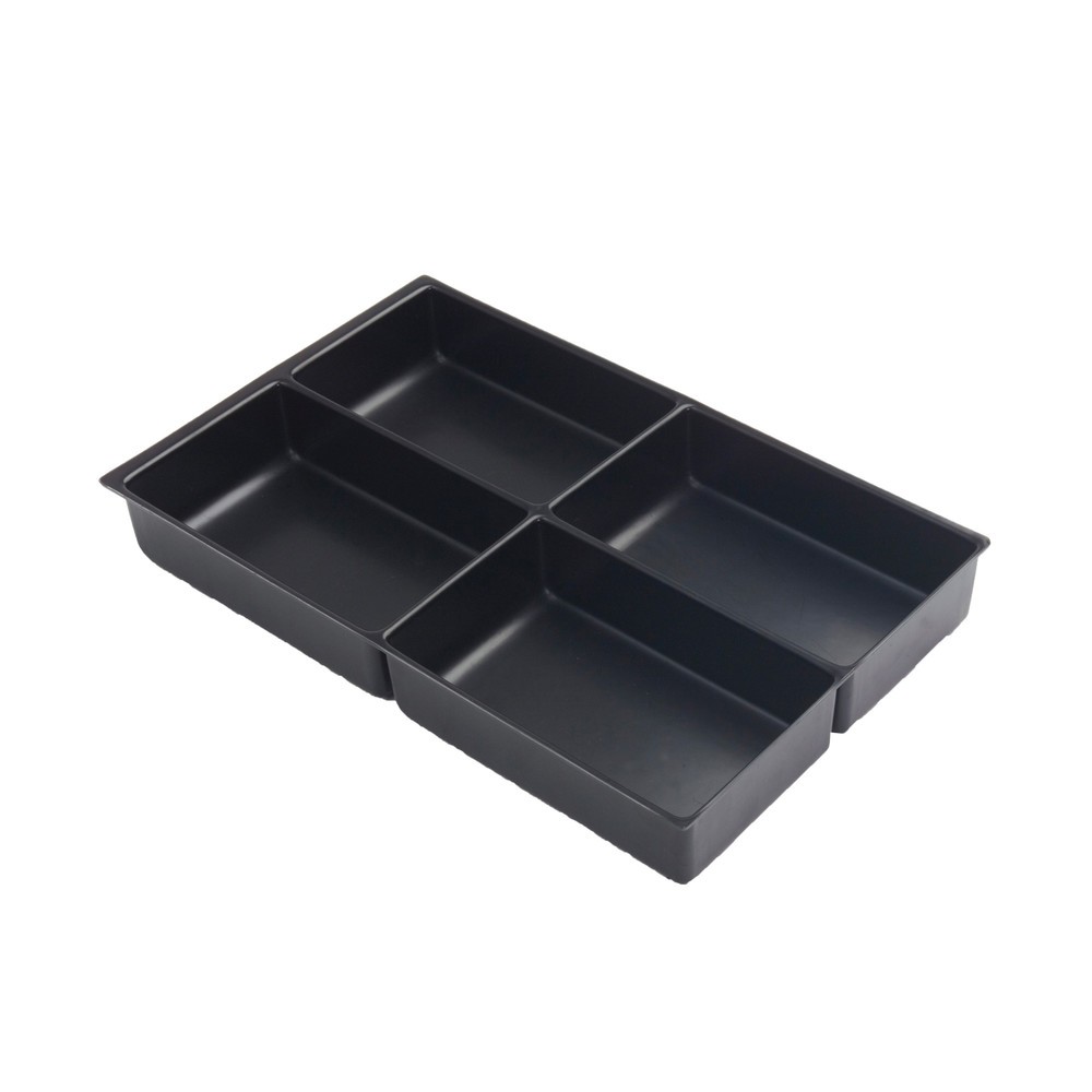 Product afbeelding: Lade-inzetstuk BISLEY, 4 vakken, voor fronthoogte 51-102 mm