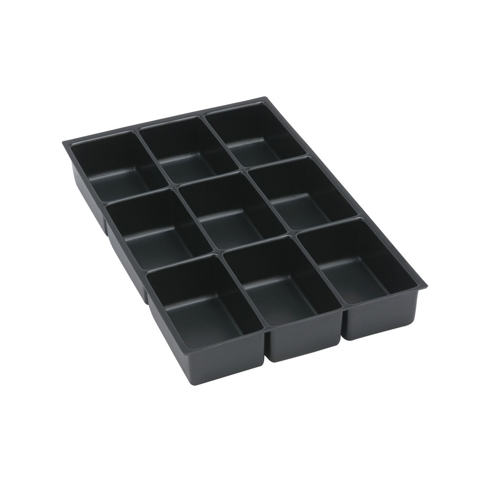Product afbeelding: Lade-inzetstuk BISLEY, 9 vakken, voor fronthoogte 51-102 mm