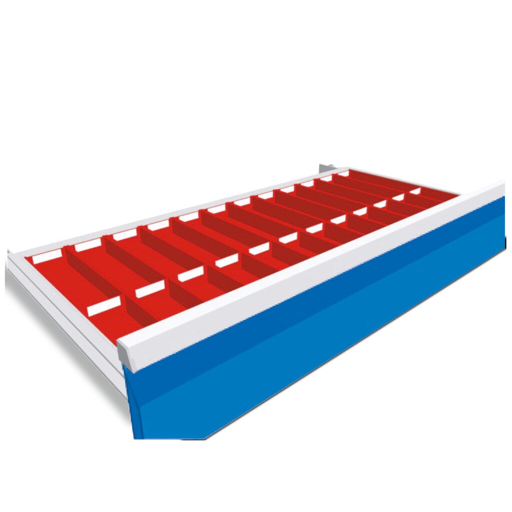 Lade-indelingen voor werkplaatswagen Maxmobile, 8 LI, 24 IW Product afbeelding: Lade-indelingen voor werkplaatswagen Maxmobile, 8 LI, 24 IW