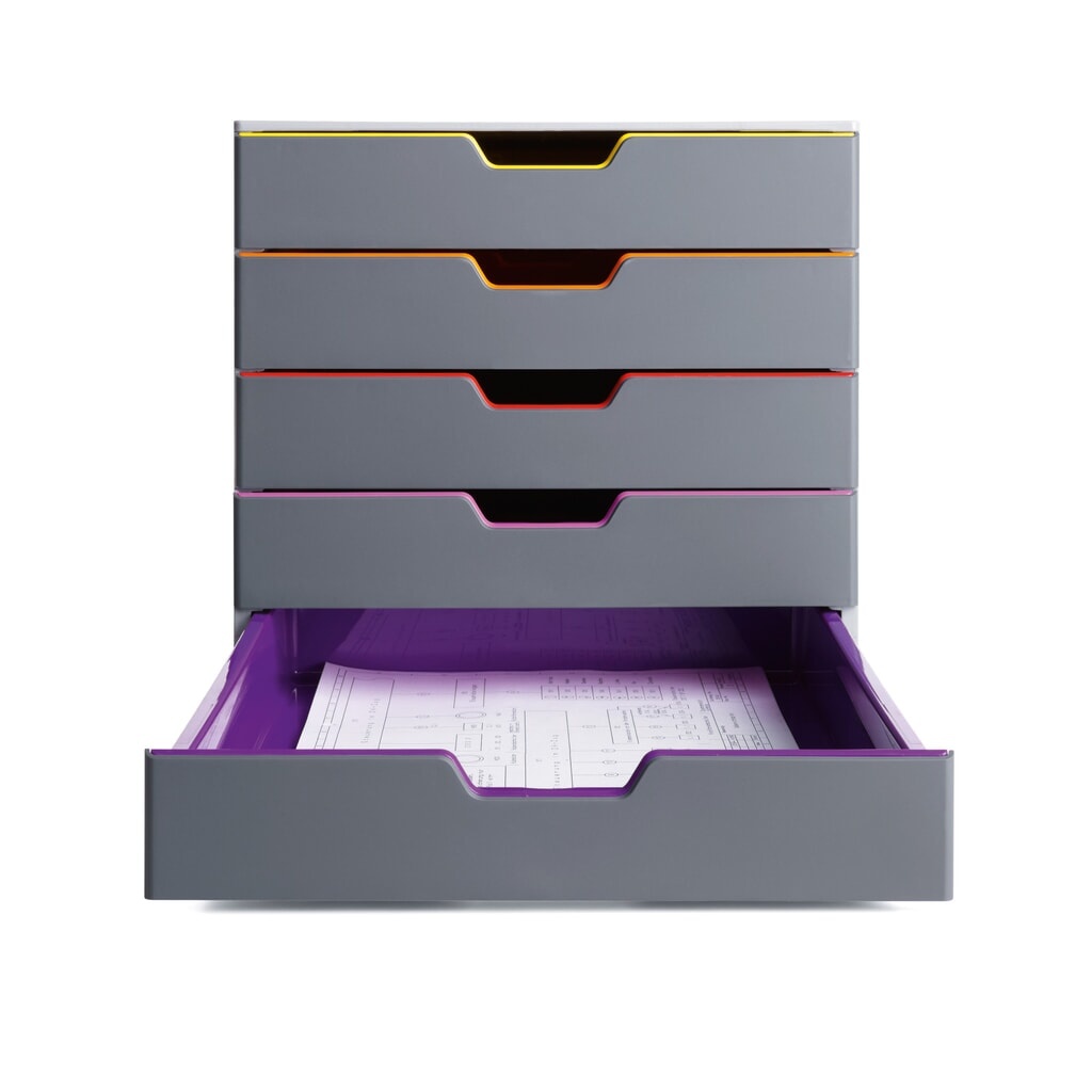 Ladebox DURABLE Varicolor, 5 laden Productafbeelding nr. 1: Ladebox DURABLE Varicolor, 5 laden