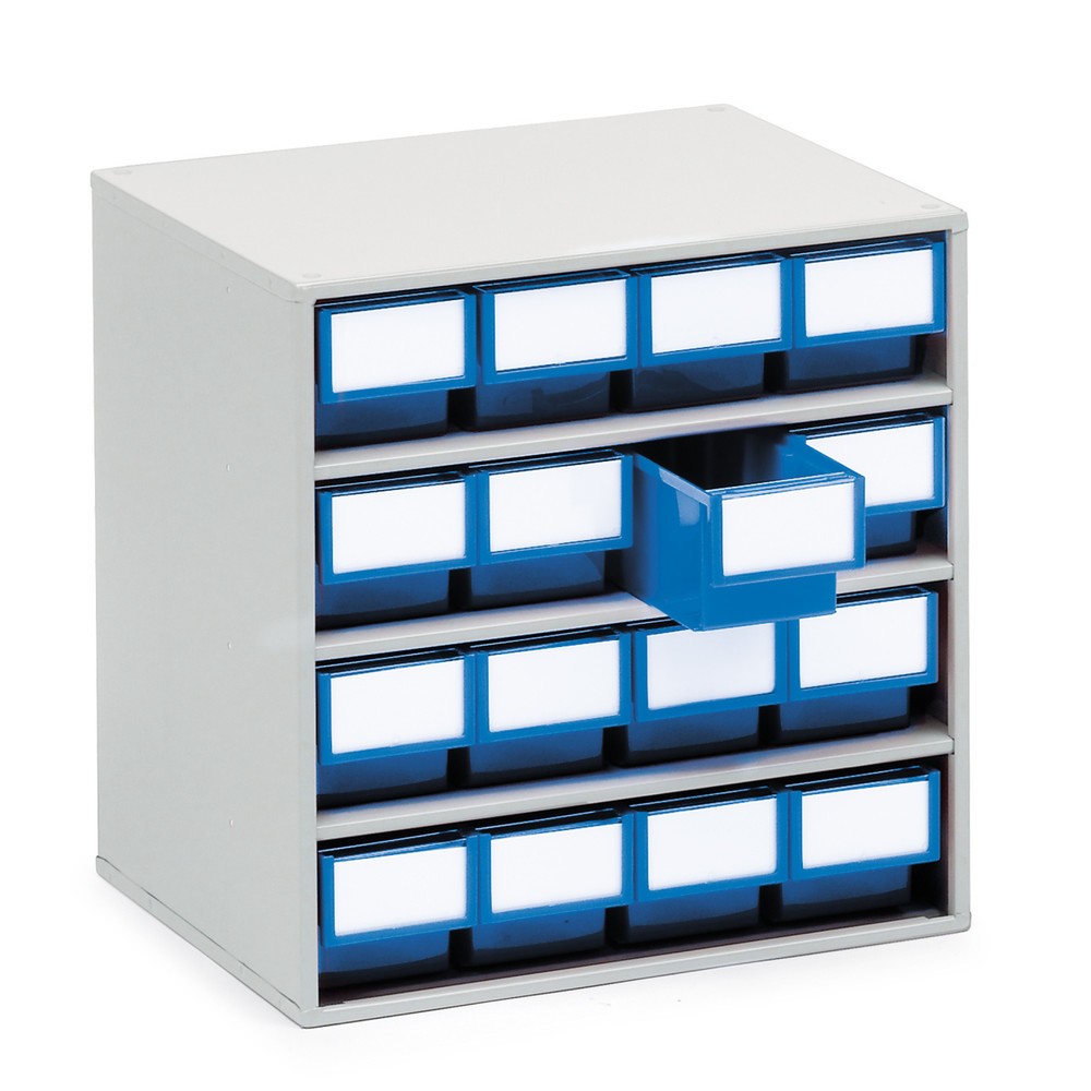 Product afbeelding: Ladekast, 16 laden, diepte 300 mm, blauw